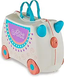 Trunki Mala de viagem infantil original e bagagem de mão, Lola, a lhama (creme), Individual