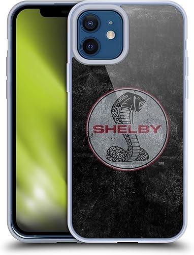 Miniatura 8 de Head Case Designs Officially Licensed Shelby Carbon Fiber Logos Soft Gel Case Compatible with Apple iPhone 12  iPhone 12 Pro