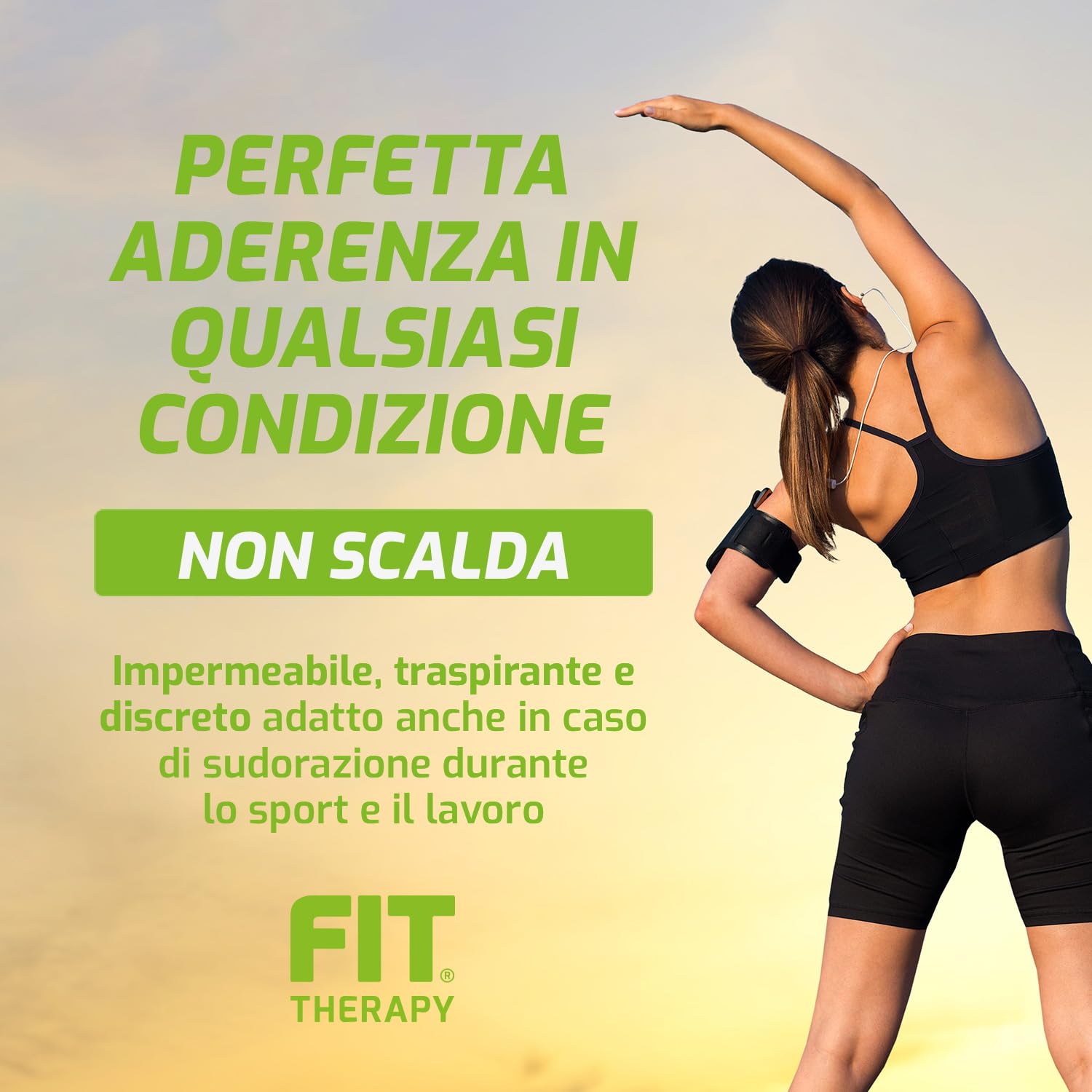 FIT Therapy – Cerotti Antidolorifici e Antinfiammatori Universali – Per Contratture, Dolori Muscolari e Articolari Localizzati – NON SCALDA, Impermeabile, Senza Farmaci, Dura 5 Giorni