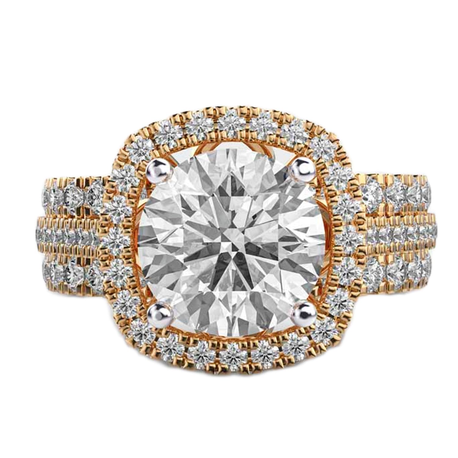 Bague d'éternité royale moissanite argent 925, le cadeau de luxe idéal - 5