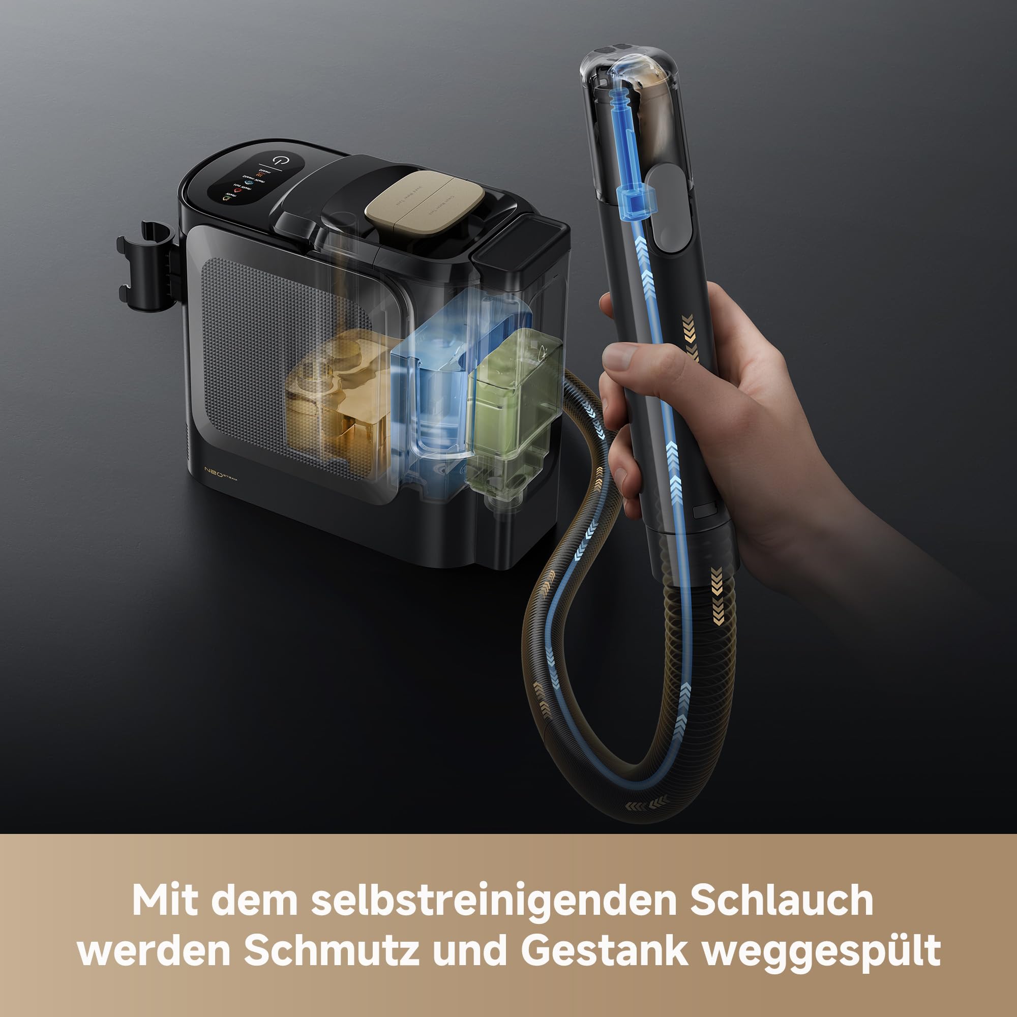 DREAME N20 Steam, tragbarer Fleckenreiniger für Teppiche, 100 °C Dampf