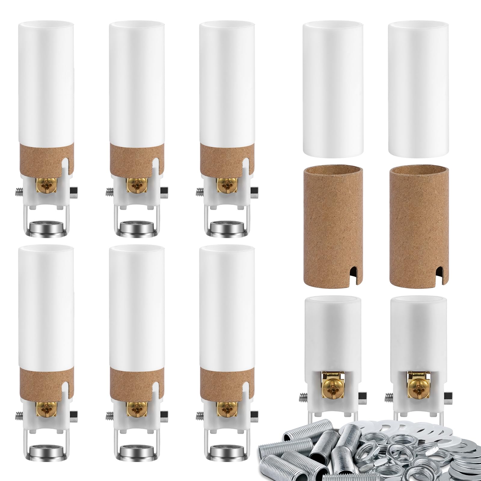 E12 Candelabra Socket - Ceramic Light Holder -8 E12 Candelabra Socket - Ceramic Light Holder -8