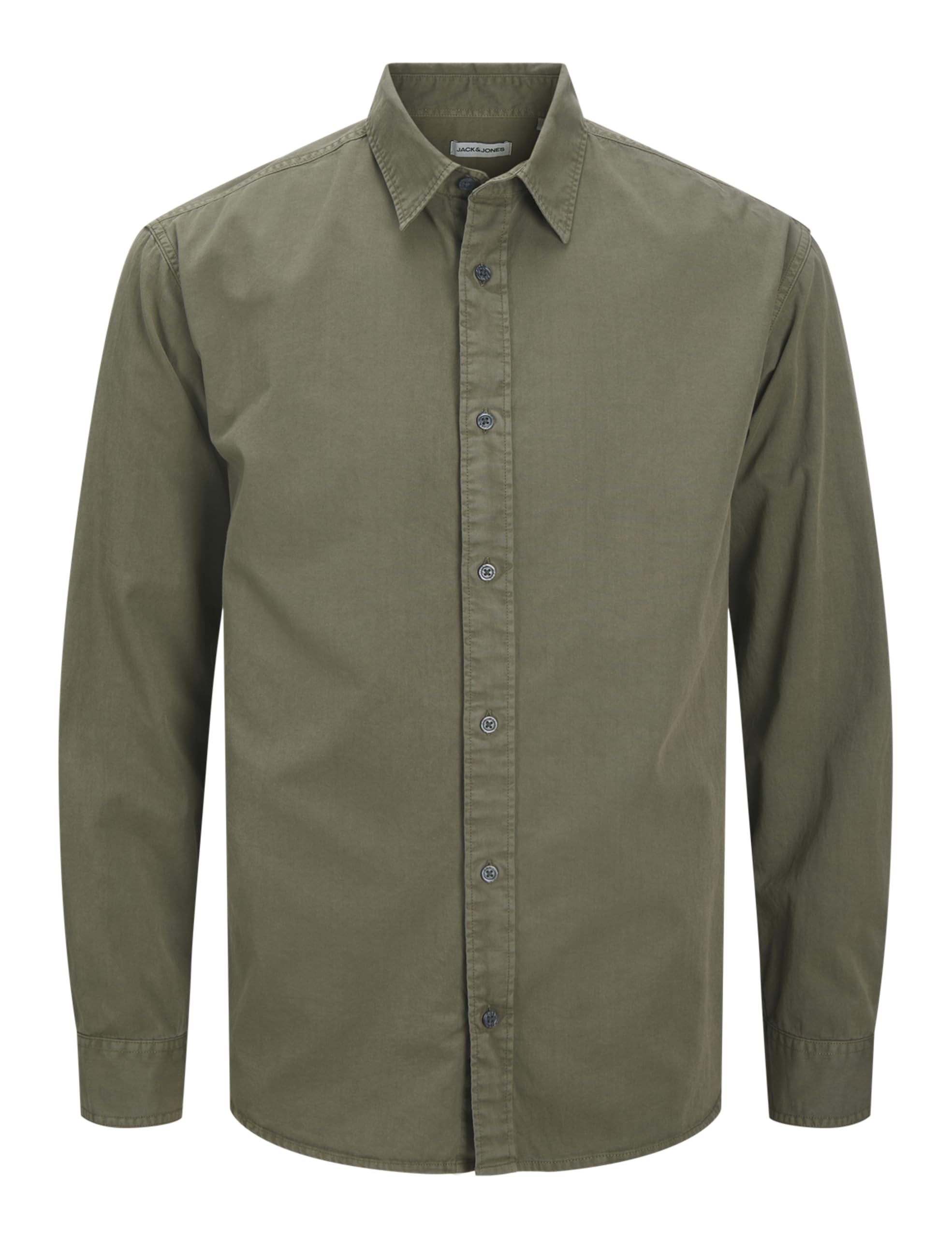 JACK & JONES Jjecharge Faded Shirt Ls Noos, Dusty Olive, L