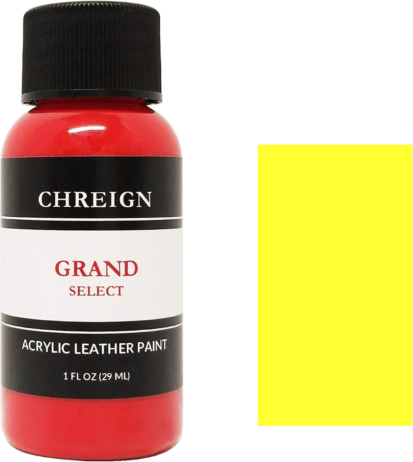 yellow leather paint