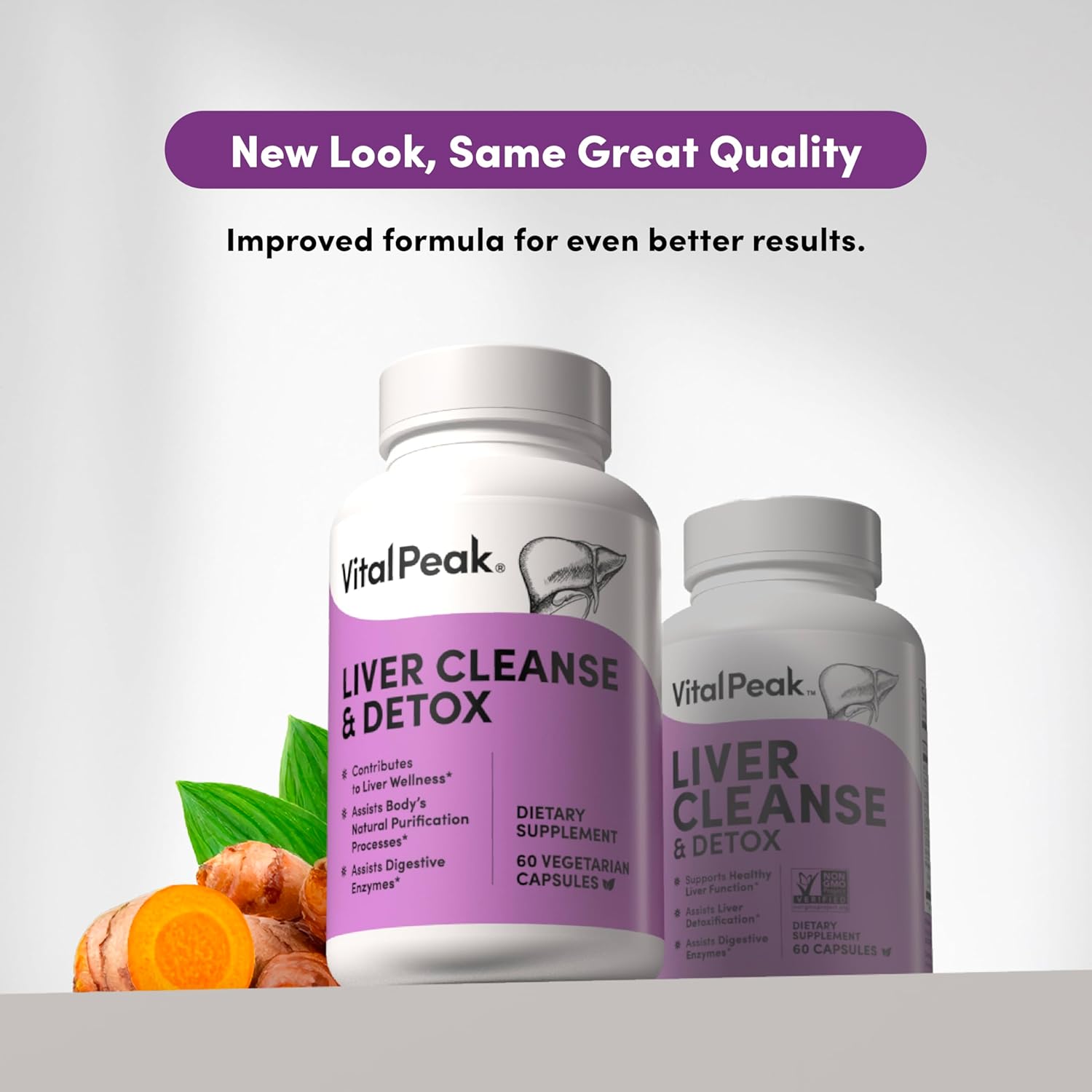 Liver Cleanse Detox & Repair Supplement with Milk Thistle, Turmeric, Beet Root, Ginger, Dandelion, Artichoke & Grape Seed Extract for Daily Liver Health - 60 Capsules - Image 6