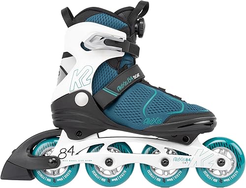 Miniatura 2 de K2 Alexis 84 Boa Teal Patines en línea para mujer