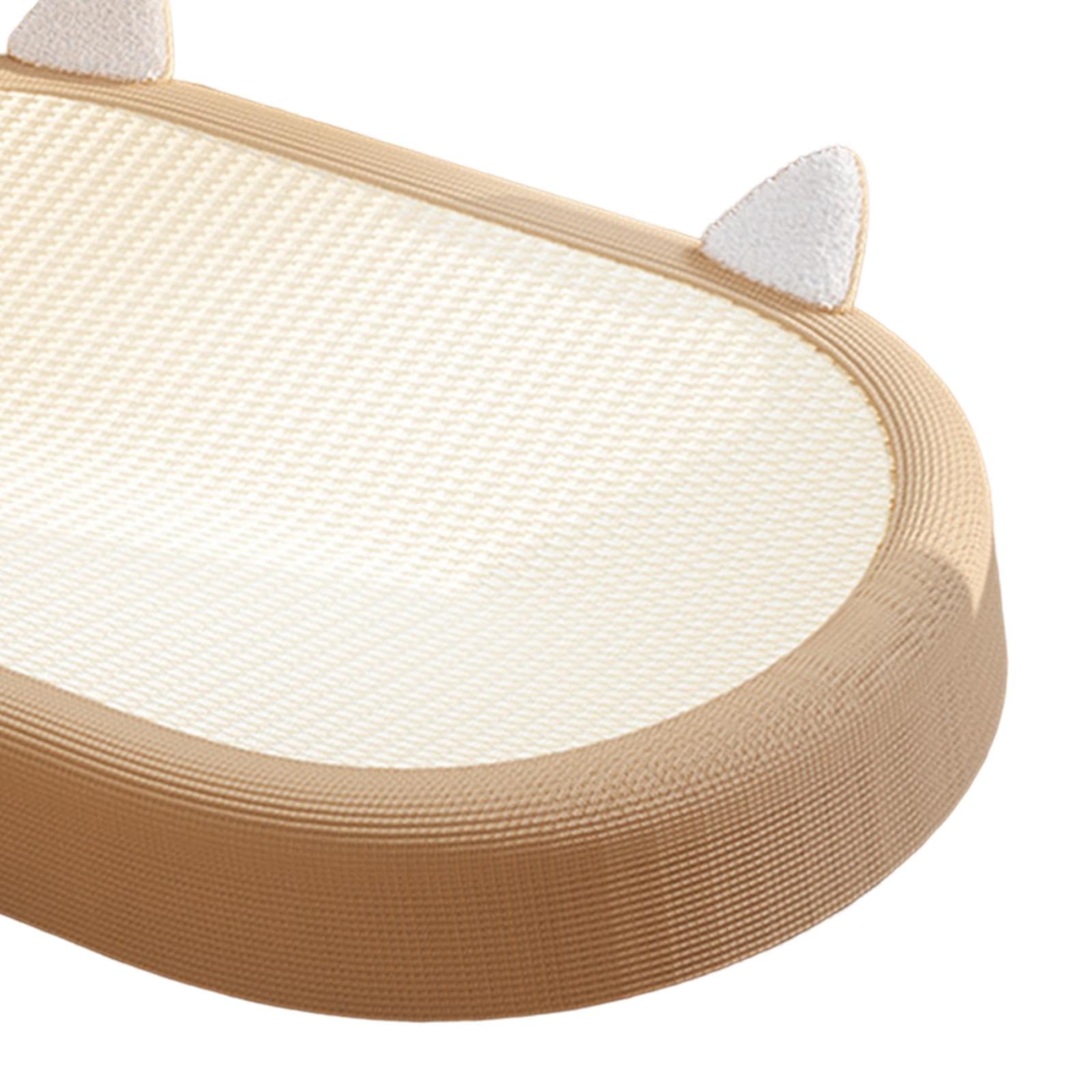 Tabla Rascadora para Gatos, Almohadilla Rascadora para Gatos, Comportamiento, Almohadilla Rascadora Ovalada de Sisal para Gatos, Rascador de Cartón Pa, Estilo d