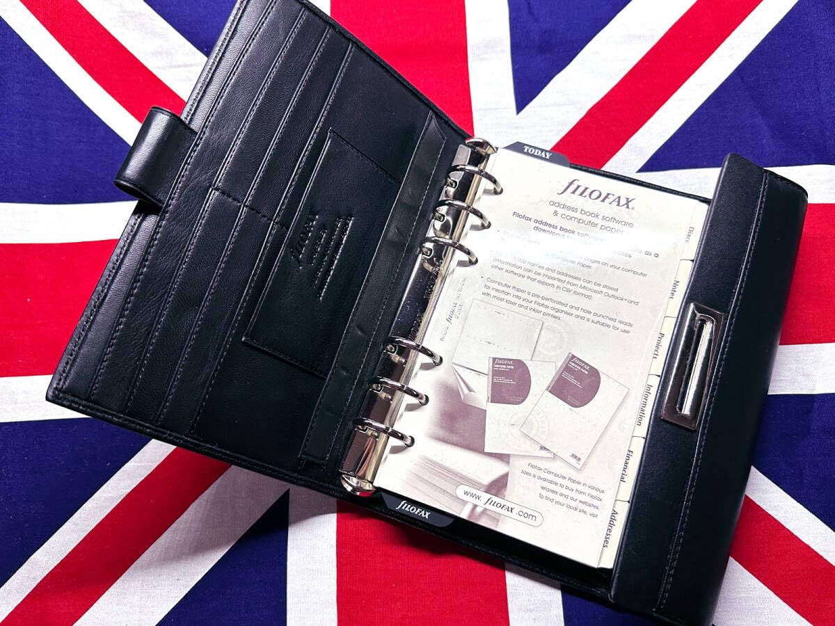 Amazon.com: Philofax Waverley Bible Size Notebook Waverley Black 