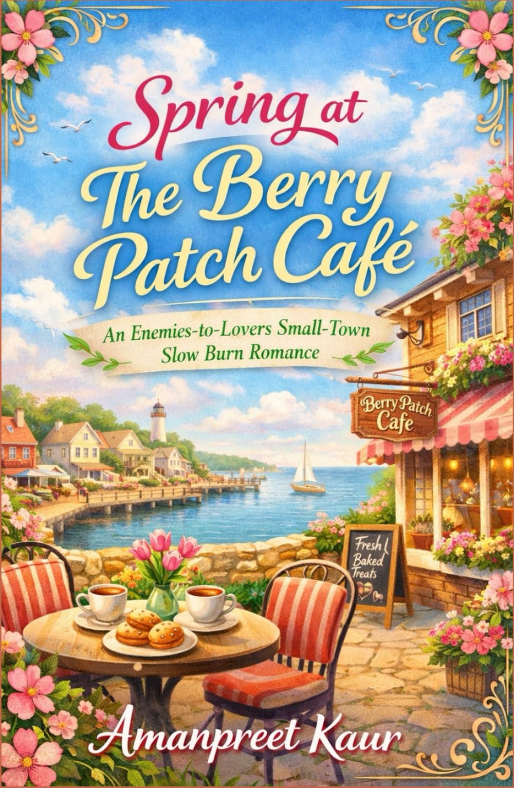 Spring at The Berry Patch Café: An Enemies-to-Lovers Small-Town Slow Burn Romance (The Rosewood Bay Seasonal Romance Collection)