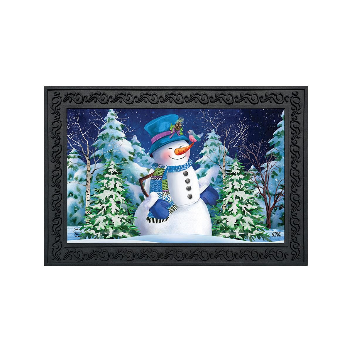 Briarwood Lane Snowman Doormat - Winter Decor -24 Briarwood Lane Snowman Doormat - Winter Decor -24