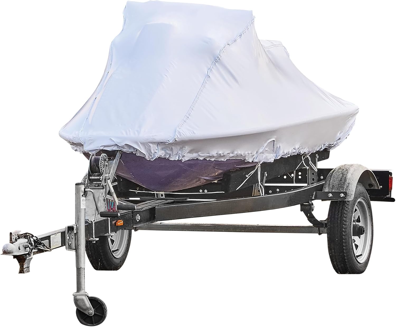 Transhield Medium Waterproof Heavy Duty Jet Ski Personal Watercraft Cover for Jetskis | Fits Seadoo, Yamaha Waverunner, Polaris, Kawasaki | by Transhield (121-141 Inch) 121 x 145-Inch