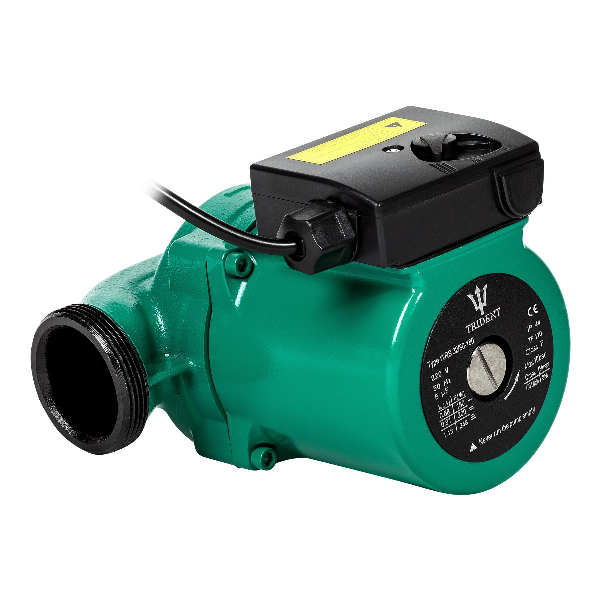 Trident Large Capacity 2 inch Port Water Circulation Pump, Green - Image 2
