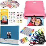 Kodak Step Wireless Mobile Photo Mini Printer (Black) Scrapbook Bundle