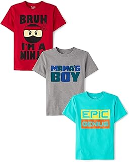 Boys The Children's Place Boys Short Sleeve Graphic T- Shirt 3-Pack