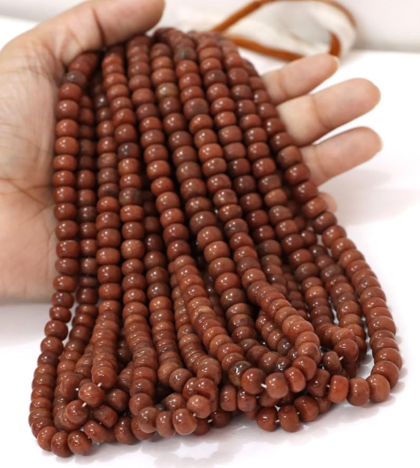 Quartz marron perles naturelles pour concevoir un bijou personnalisé à offrir en cadeau