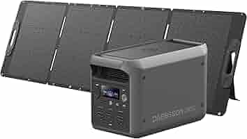Amazon.co.jp: Dabbsson 2000Lポータブル電源と210W ソーラー