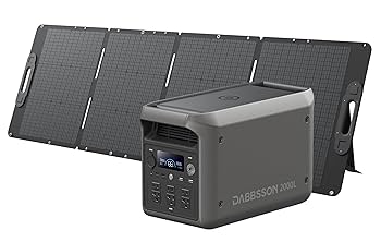 Amazon.co.jp: Dabbsson 2000Lポータブル電源と210W ソーラー