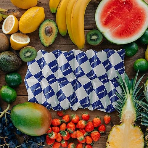 Miniatura 6 de Bolsas reutilizables de hielo seco para envío y almacenamiento - Bolsas de frío de larga duración para lonchera y enfriadores - Ideal para alimentos