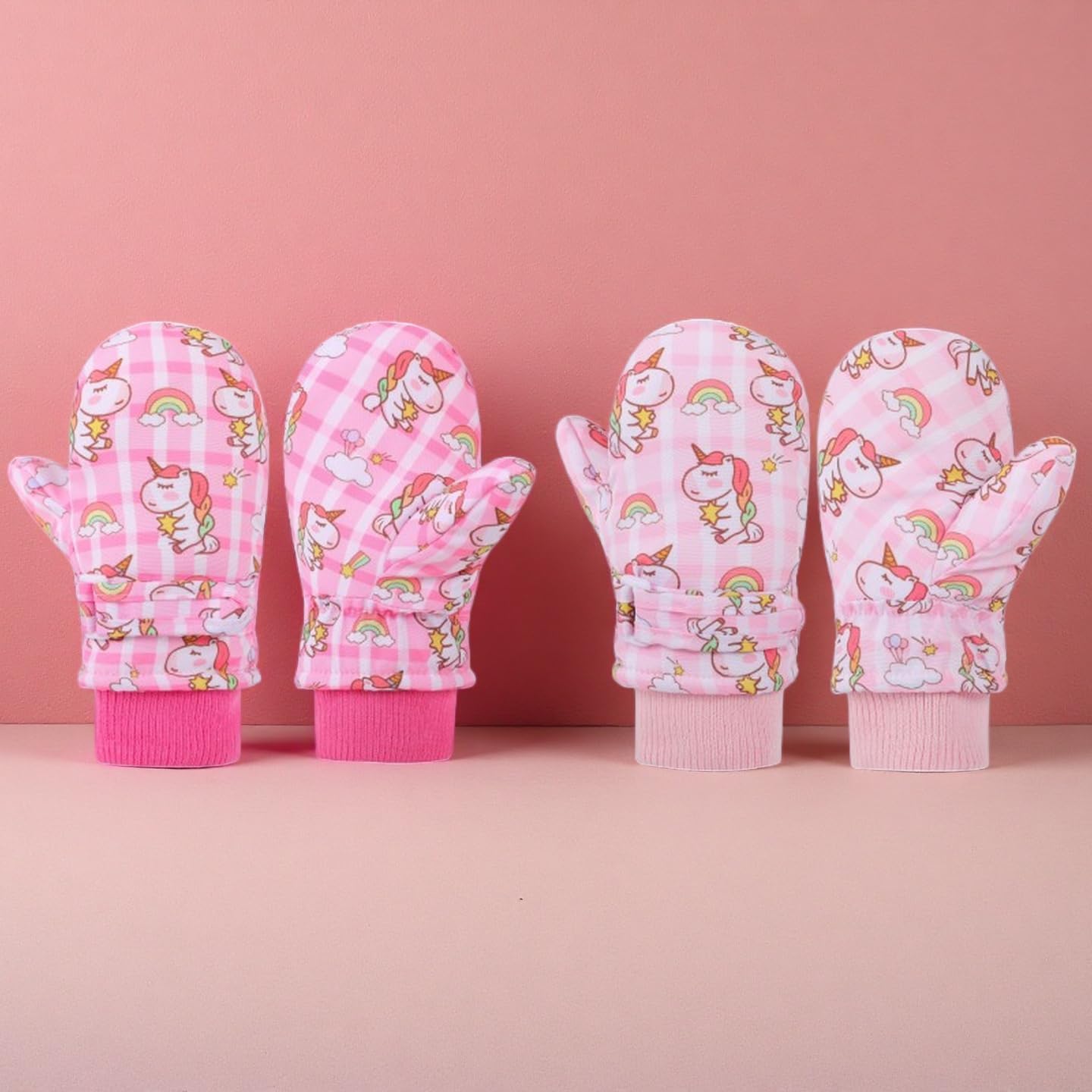 Toddler Mittens Waterproof Winter Gloves for Boys & Girls - Unicorn Themed Insulated Snow for Kids - Image 5