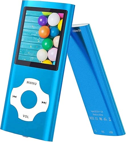 Miniatura 5 de Hotechs - Reproductor de MP3 / MP4, reproductor de música MP3 con tarjeta SD de 32 GB de memoria, pantalla LCD digital de 1.82 pulgadas, mini puerto
