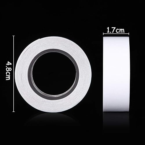 Miniatura 2 de Cinta corporal de doble cara de 16 pies cinta de belleza tela transparente cinta de doble cara para ropa vestido boda graduación lencería 8 rollos