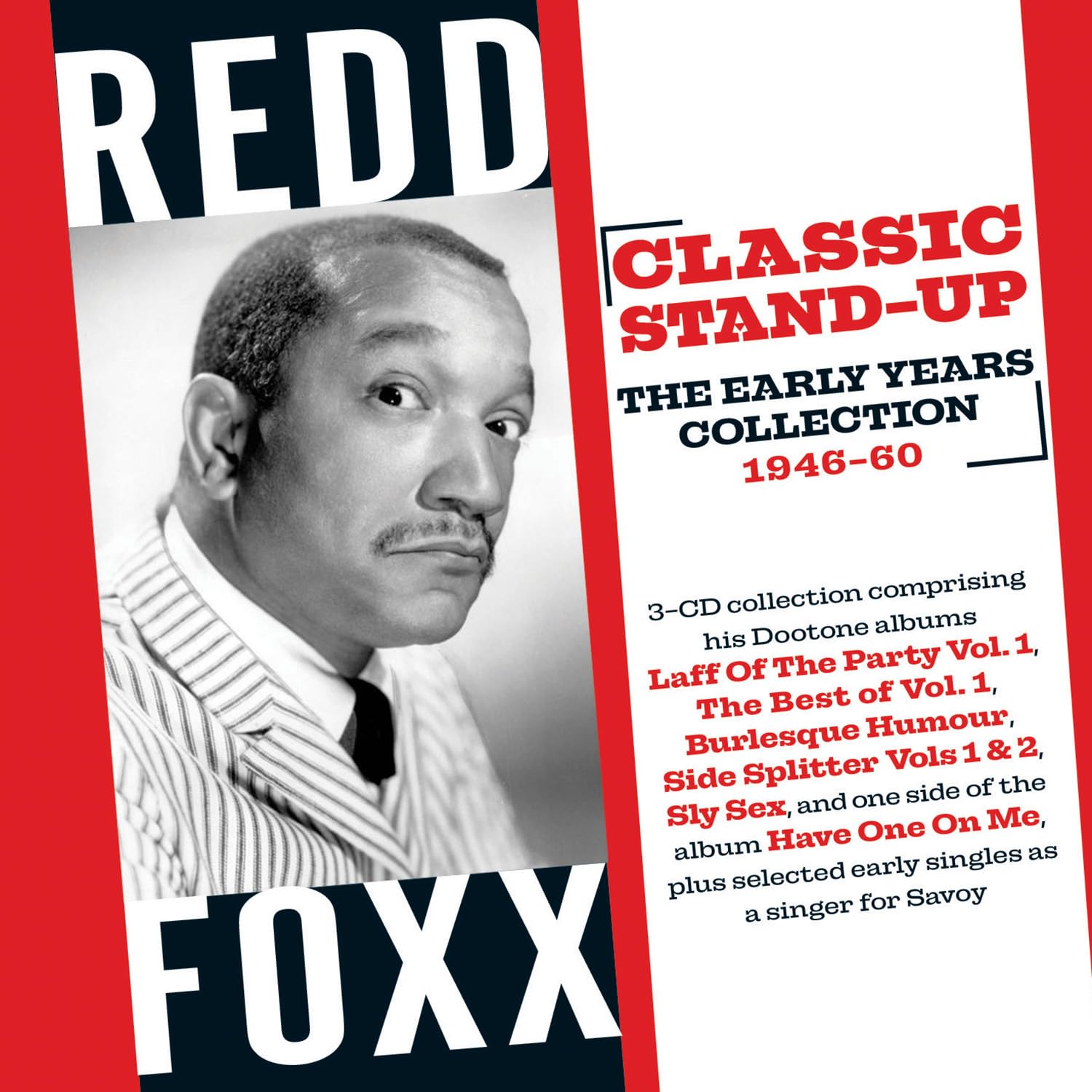 Redd Foxx Classic Stand-up - The Early Years Collection 1946-60 CD New 824046912