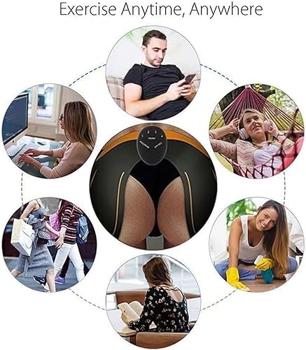 Miniatura 6 de Cinturón de ajuste, estimulador, muscular, accionado, para acondicionamiento muscular para hombres y mujeres, abdomen, brazos, piernas, ejercicio en