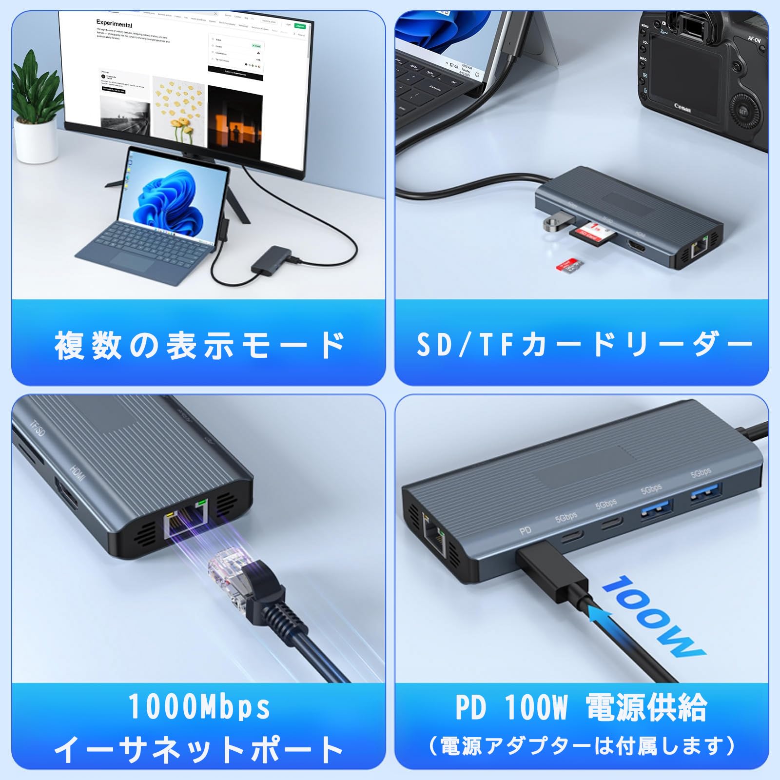 Amazon.co.jp: 【2026新デザイン】マイクロソフトsurface dock 2,11-in