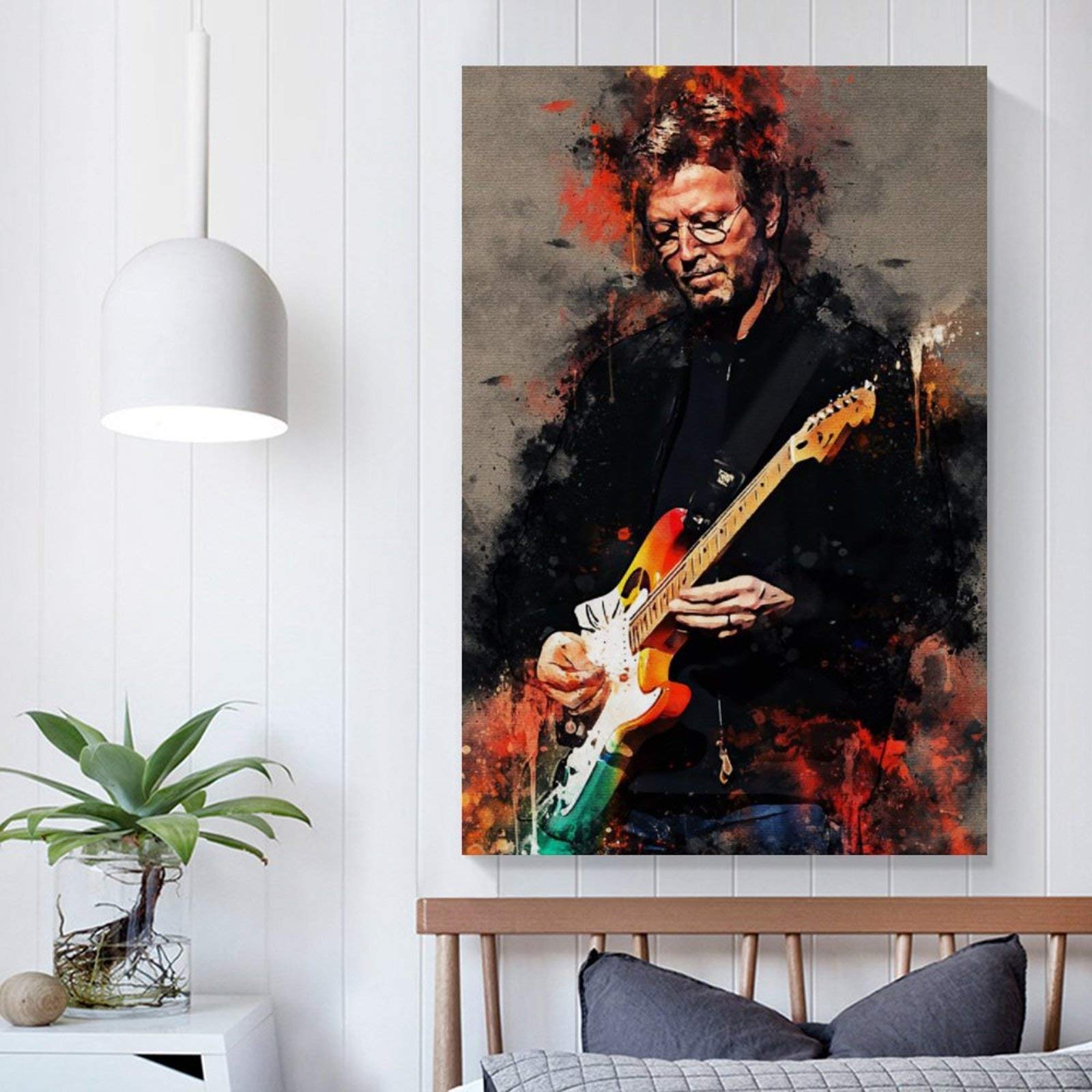 Amazon.de: DSGFR Poster, Motiv: Eric Clapton, Musiker, Gitarristen