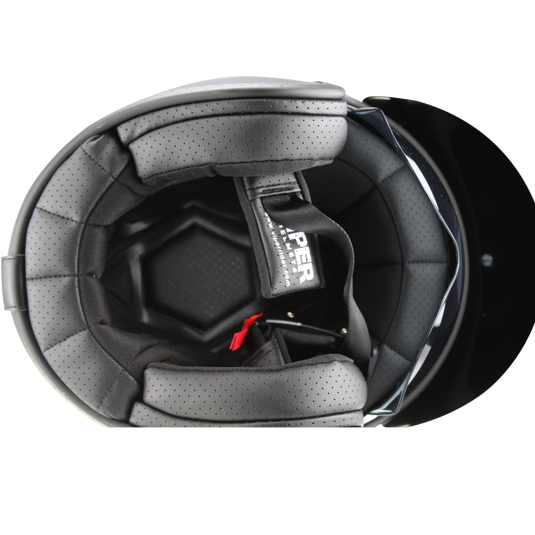 Viper Open Face Motorbike Scooter Helmet Moped Drop Down Visor Crash