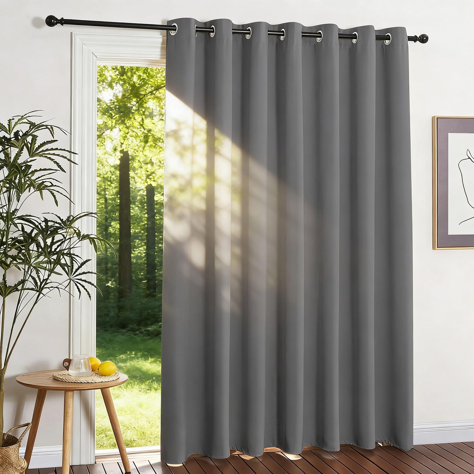 Rideau thermique isolant pour une ambiance moderne dans le salon
