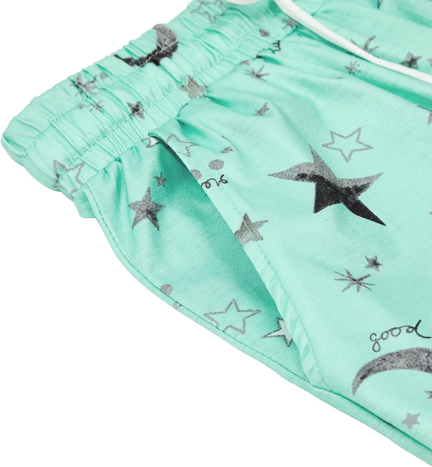 Pajama Shorts Women Set Casual Elastic Sleep Shorts Summer Lounge Pants Comfy Pj Short with Pockets Printed - Image 5