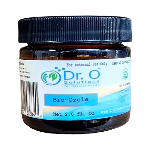DrO Solutions Bio-Ozole Pure - Tarro de vidrio de aceite de oliva totalmente ozonizado, 2 onzas