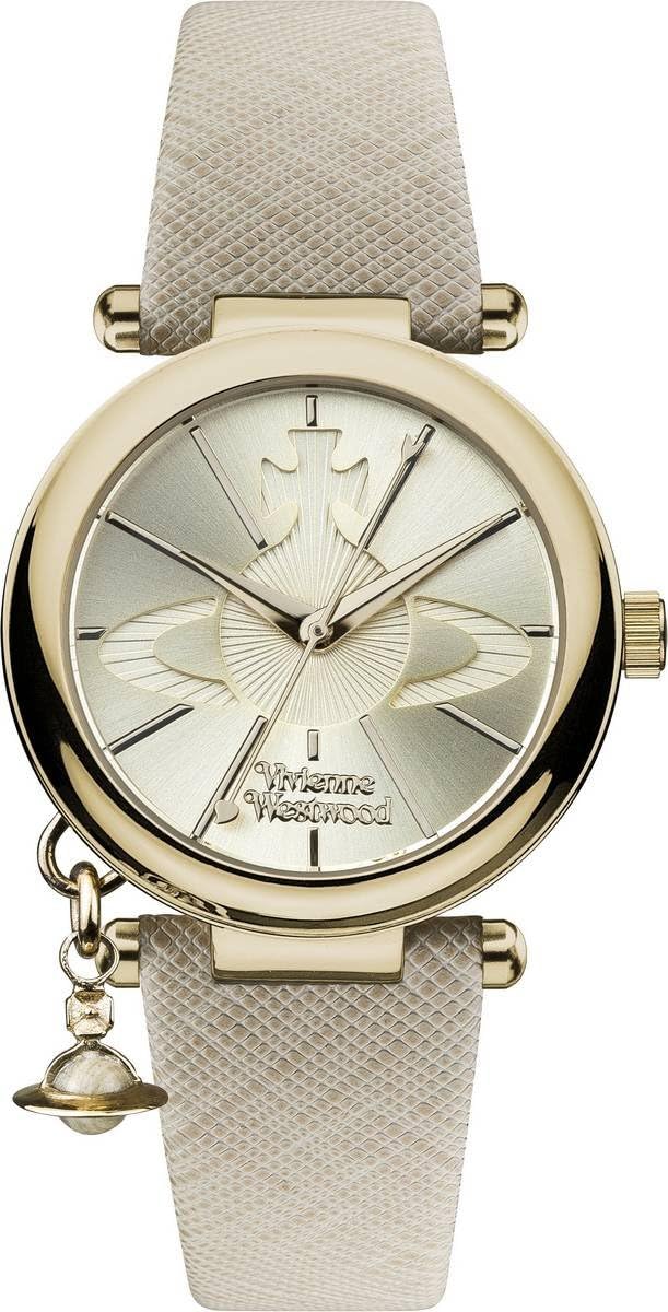 (ヴィヴィアン・ウエストウッド) VIVIENNE WESTWOOD レディース腕時計 #VV006GDCM ■カラー文字盤カラー:ゴールド/ケースカラー:ゴールド/ベルトカラー:ベージュ 並行輸入品