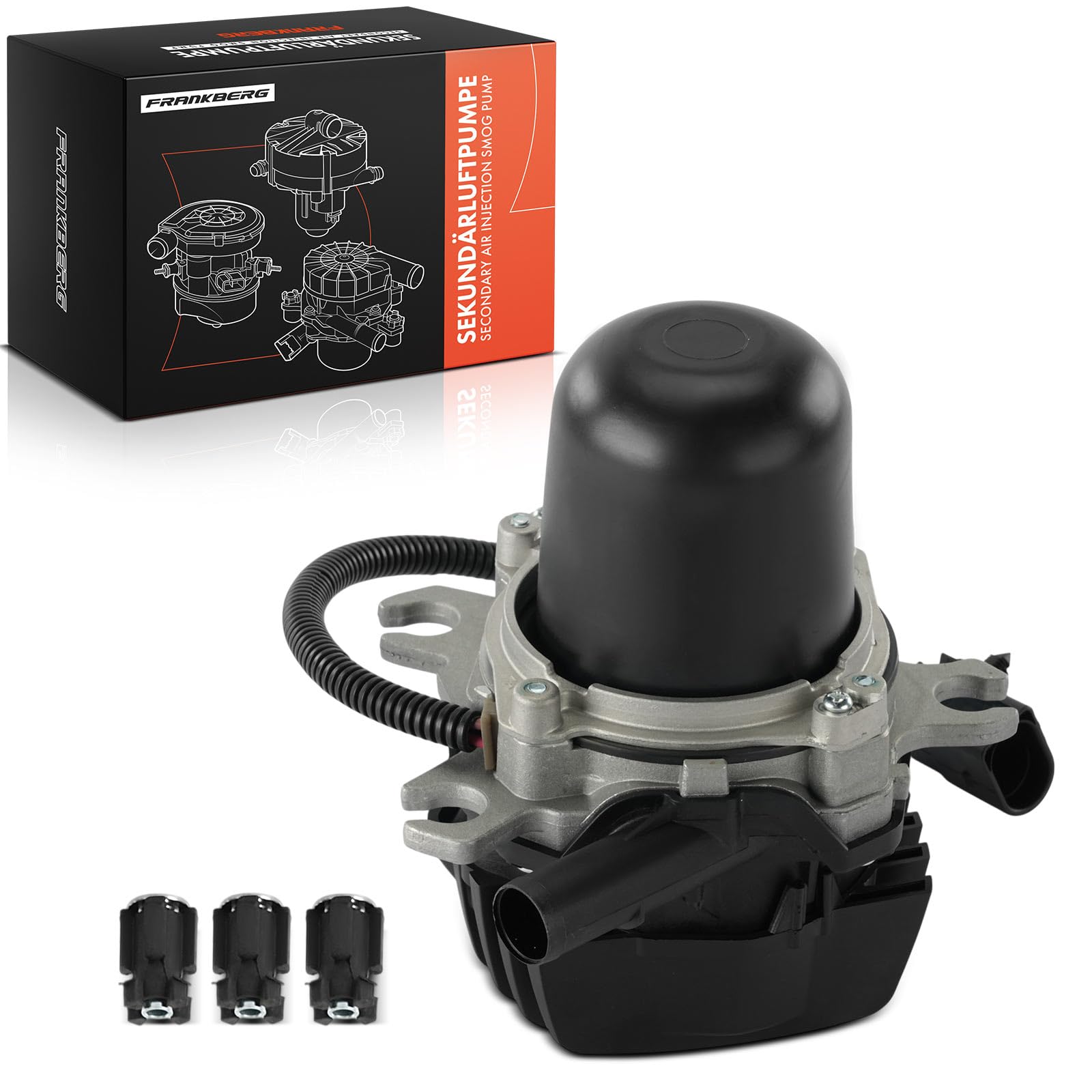 Frankberg pompe à air secondaire Essence 2-Pôles Compatible avec M.a.c.a.n 95B 911 991 992 C.a.y.e.n.n.e 92A 911 Cabriolet 991 Remplacer# 95B959253,95B959253B