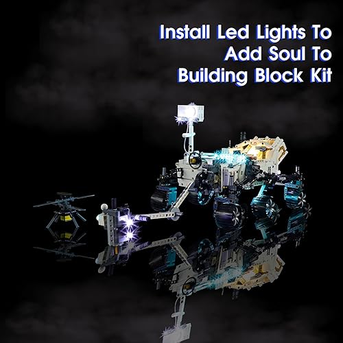 Miniatura 3 de Vaodest Luz LED para Lego 42158 Technic NASA Mars Rover Perseverance Set, diseño y configuración compatible con el modelo 42158 (solo luz LED, no