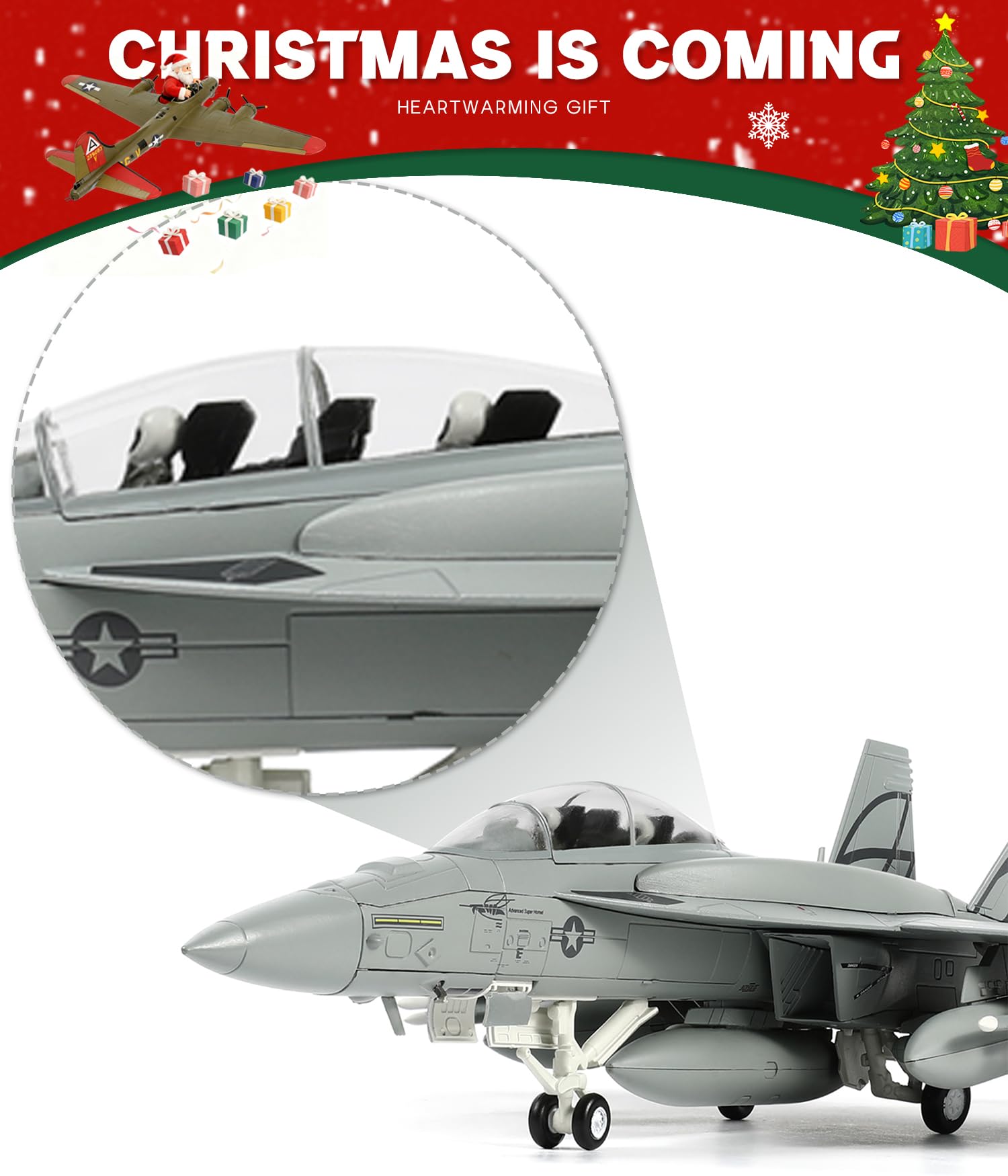 Amazon.com: NUOTIE 1/72 F/A-18F Ultimate Hornet Diecast Alloy