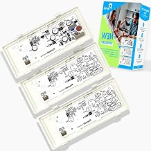 1 Pack W10515058 and 2 Pack W10515057 Refrigerator Freezer Main LED Light Set WPW10515058 WPW10515057 AP6022533 PS11755866 W10522611 W10465957 AP6022534 PS11755867 3021142