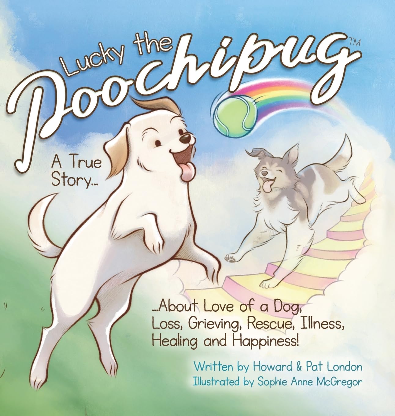 Lucky the Poochipug TM: A True Story...About Love of a Dog, Loss, Grieving, Rescue, Illness, Healing and Happiness!