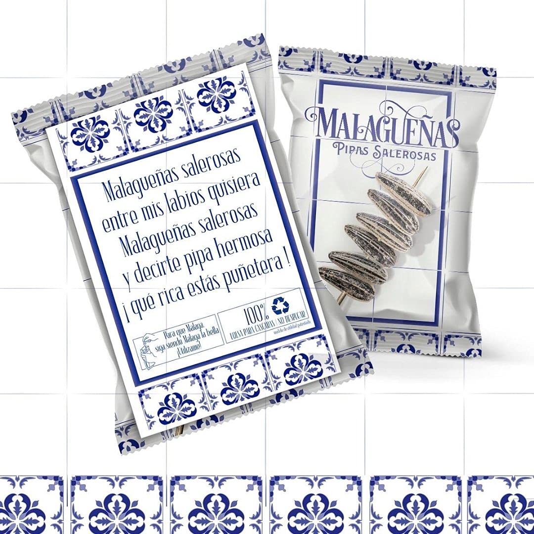Pipas Malagueñas Con Sal - Caja con 10 Unidades de 120g