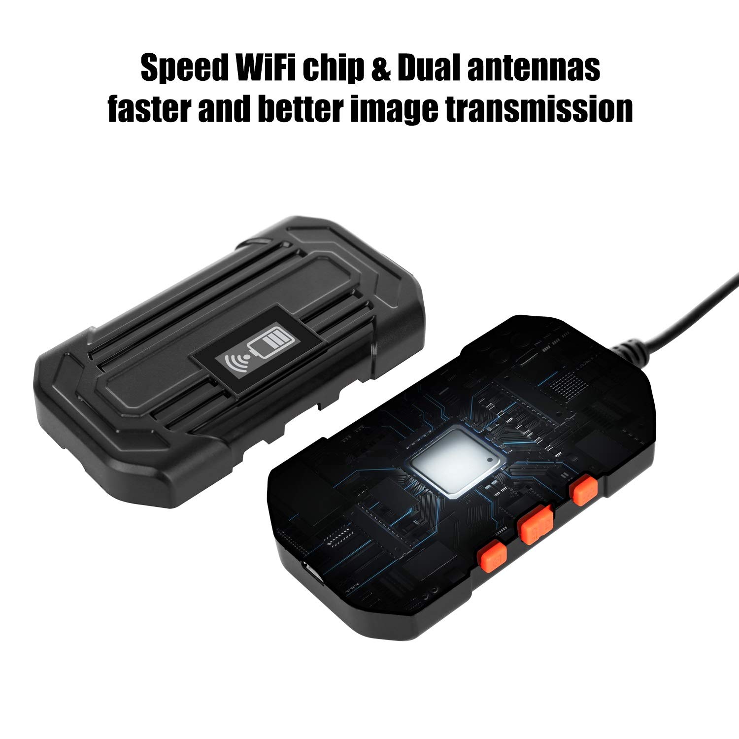3.9mm Smartphone Endoscope Camera 8mm Industrial Endoscope Screen Boroscope 1080P Flexible Camera Sewer Inspection Camera(Size:5M)