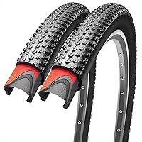 Vista 1 de 26 x 2.125 pulgadas, par de neumáticos de bicicleta de montaña, 60 TPI 26 pulgadas, plegables, paquete de 2