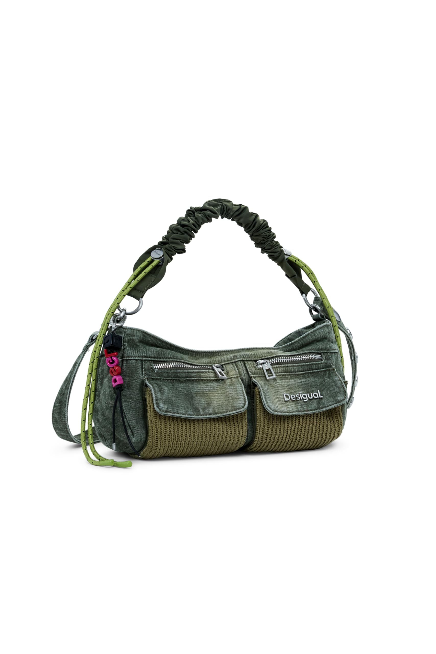 Desigual Schultertasche Umhängetasche Donosti Bravo Hand Bag Kaki khaki