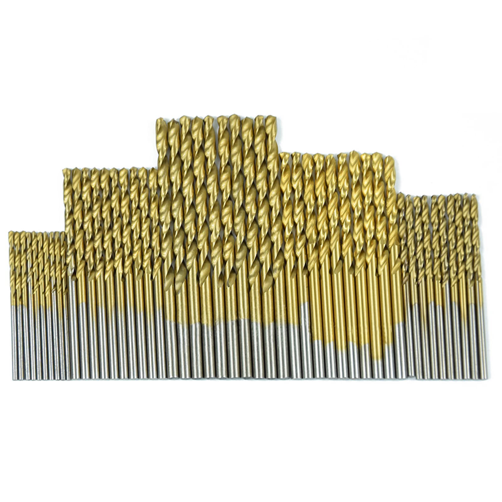 Juegos de Brocas HSS P6M5 Twist Drill bit Set 99 Pieces Diameter from 1.5mm To 10mm Titanium Coating Wood Metal Hole Drilling Cutter