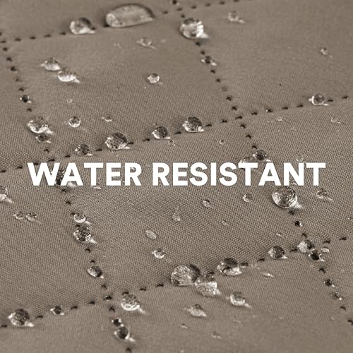 Miniatura 4 de PrinceDeco Funda reclinable reversible, funda de sofá para sala de estar, resistente al agua, protector de muebles con correas elásticas para