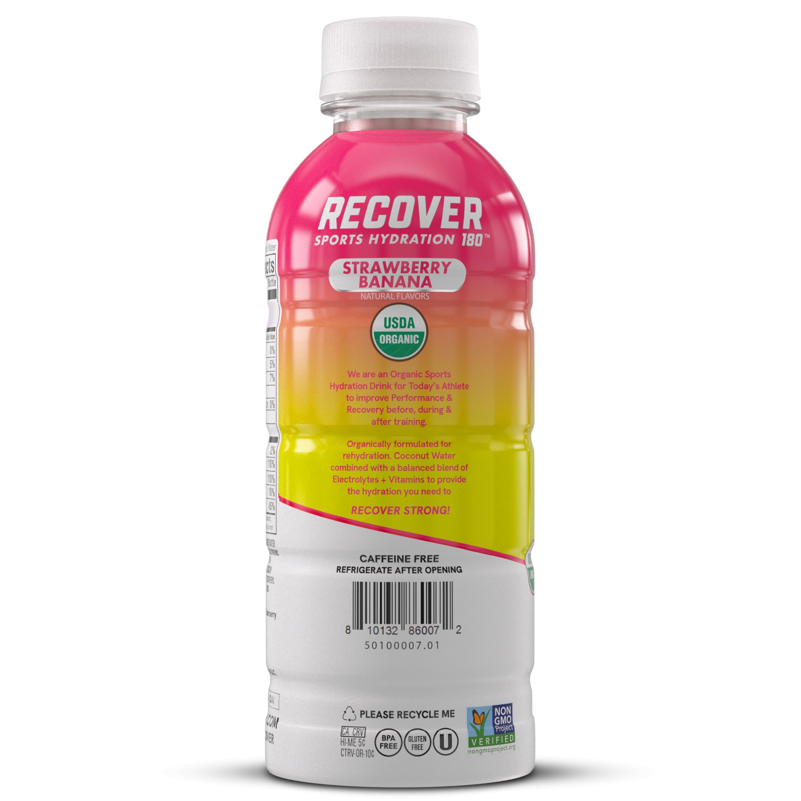 Amazon.com : RECOVER 180 Organic Sports Hydration Drink, No Sugar