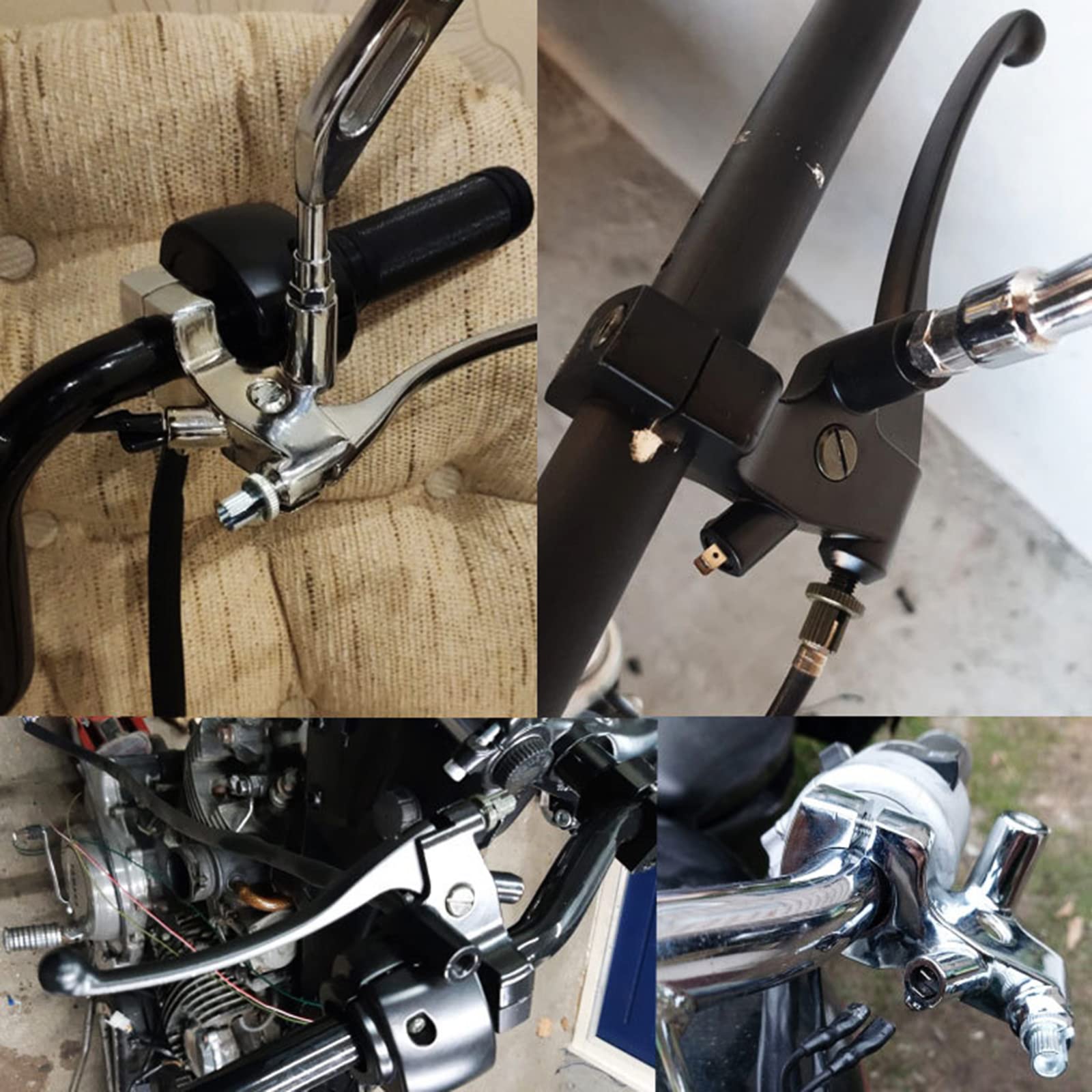 Motorrad 25 mm Lenkerbremszylinder links/rechts Set