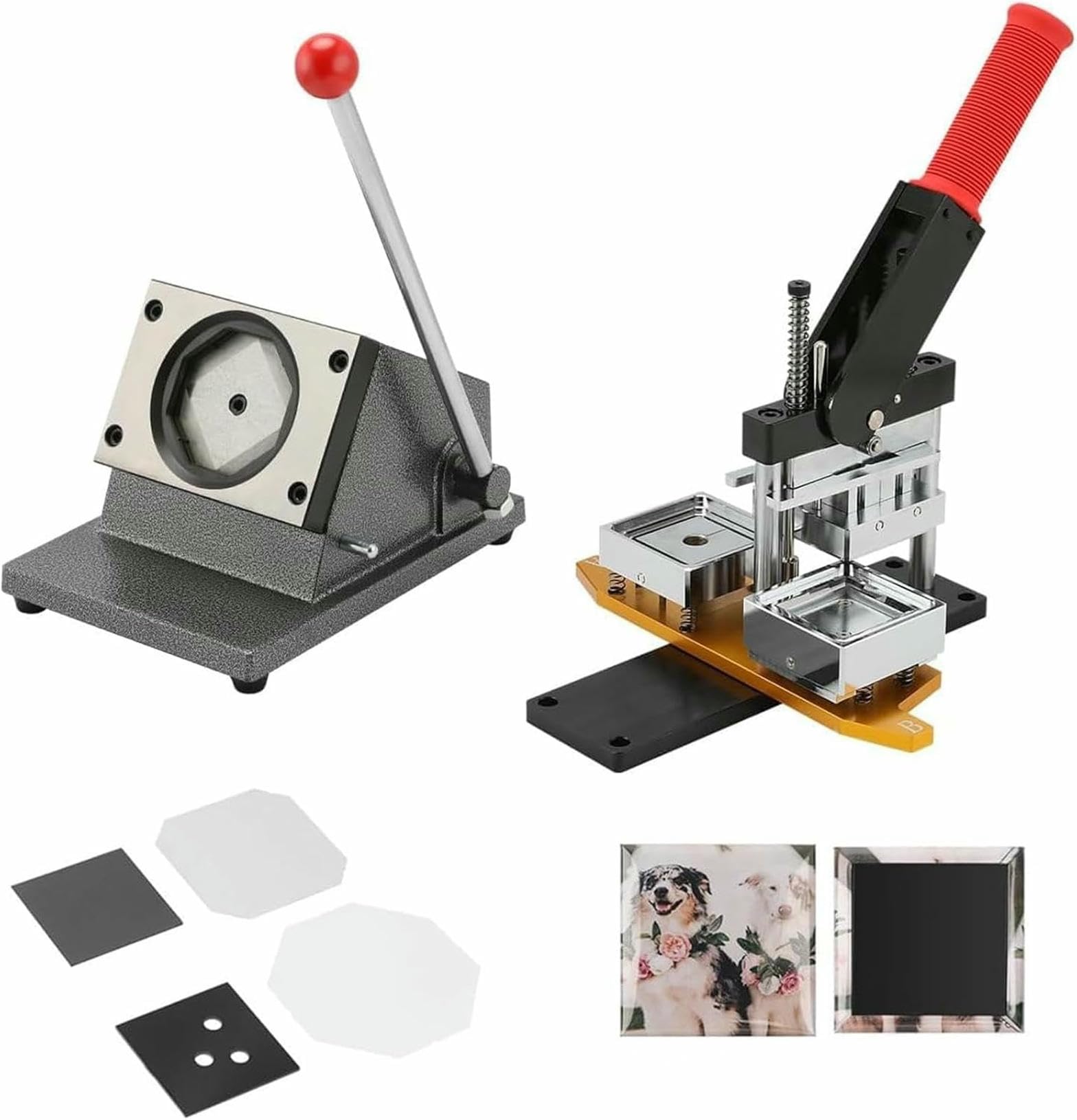GTHTUHFD Fridge Magnet Machine Fridge Magnets Badge Maker Machine, For Picture Badge Button Gifts Button