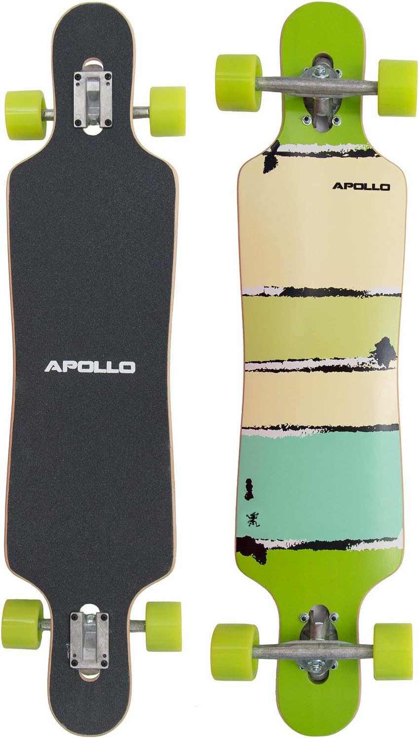Apollo Twin Tip DT Complete Longboard, Tonga, Length: 40", Width: 9,7"