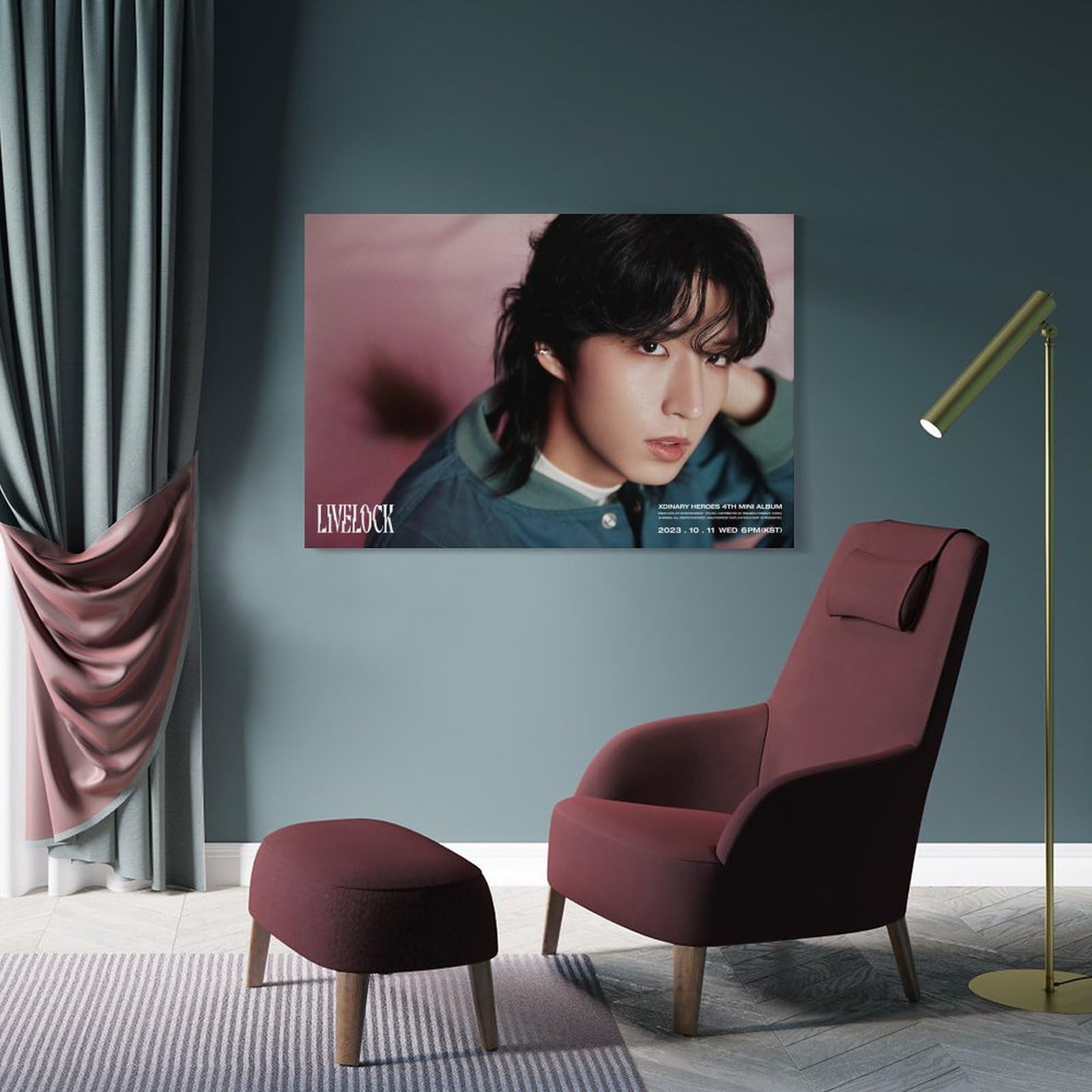 Korean Idol Xdinary Heroes Junhan Poster Kpop Livelock Version 2